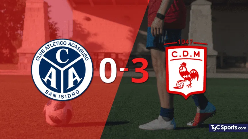 Deportivo Morón goleó a Acassuso como visitante y se subió a la punta